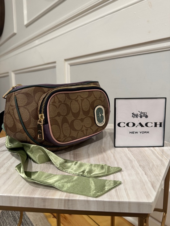 Coach Handbags - Coach Bag Court Signature Small Belt Bag